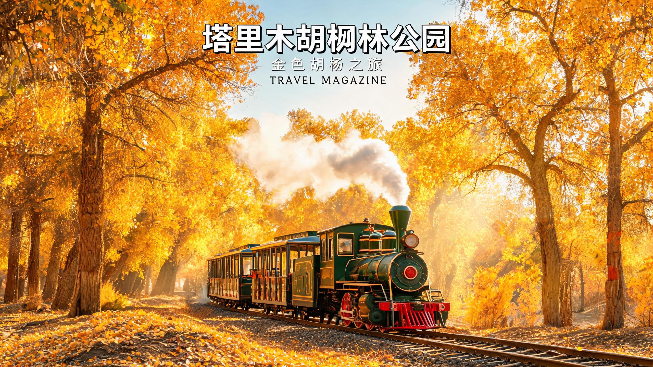 塔里木胡杨林公园怎么玩：小火车、观景塔、游船三条路线全解析，世界最大胡杨林不白来