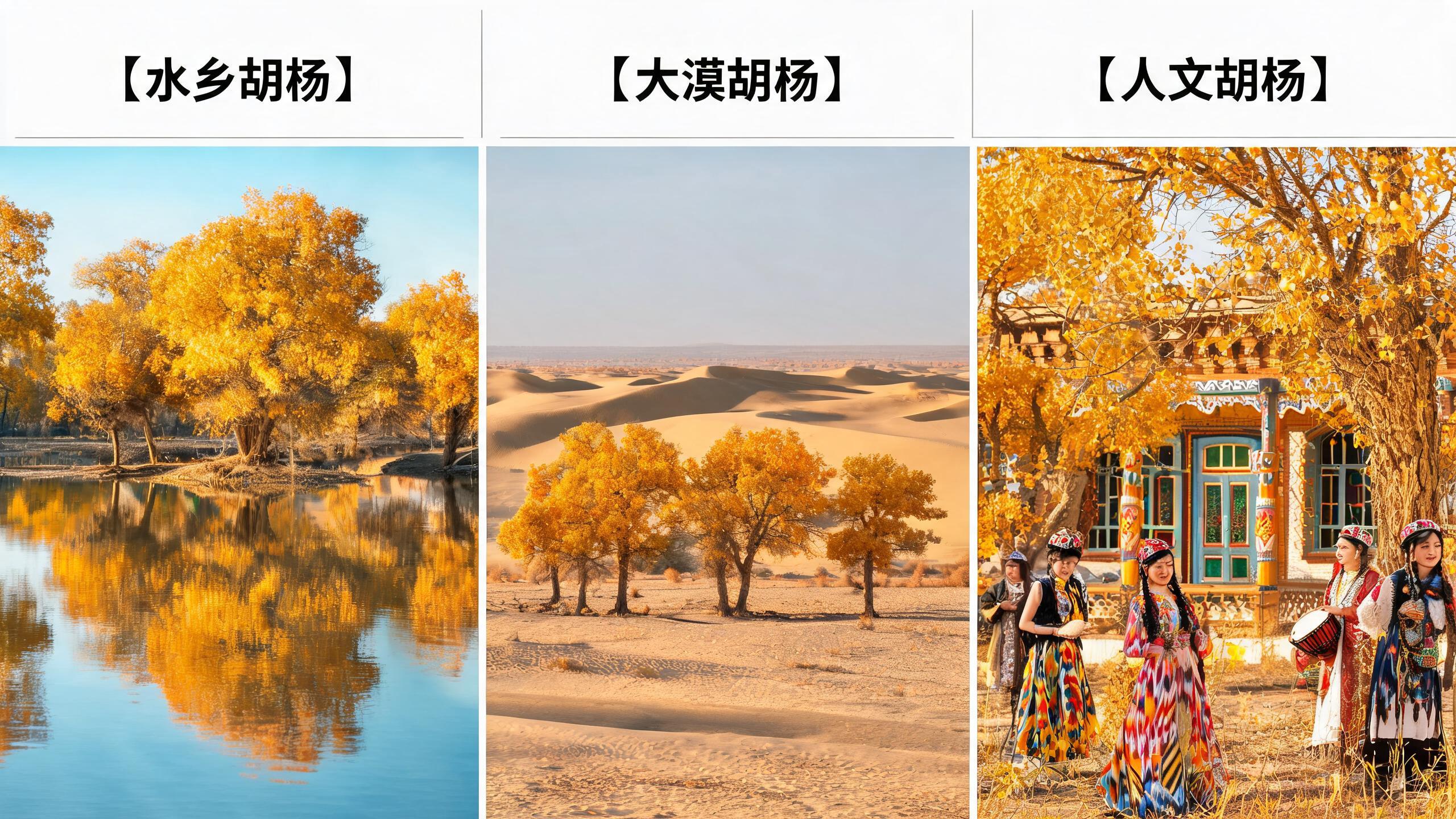泽普金胡杨、巴楚红海、刀郎部落怎么选？南疆西部三大胡杨景区深度对比