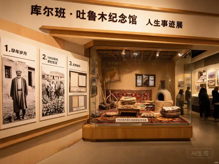 库尔班·吐鲁木纪念馆 - 作品2